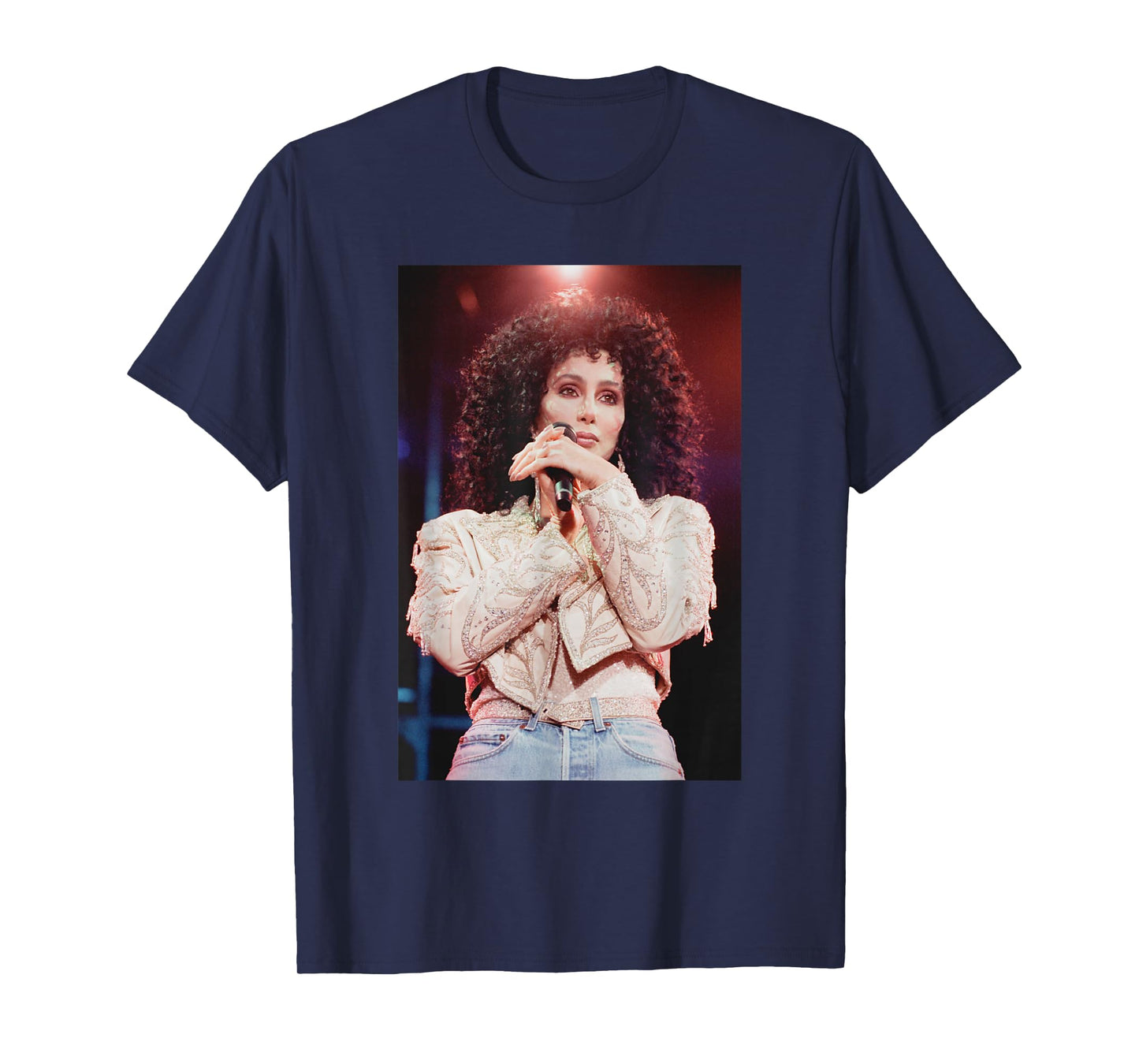 Cher Heart of Stone Tour If I Could Turn Back Time 1990 T-Shirt