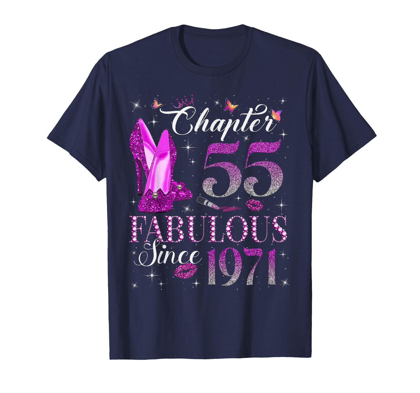 Chapter 55 Fabulous Since 1971 55Th Birthday Gift for Women T-Shirt