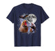 Retro Three California Sea Lion Moon Ocean Marine Animal T-Shirt