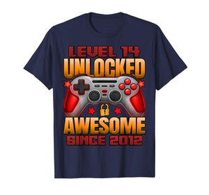 Level 14 Unlocked 14 Year Old Gifts Boys 14th Birthday Boy T-Shirt