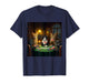 Vintage Cats Playing Poker Funny Cats Meme Graphic T-Shirt