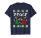 Peace I Come in Peace Couple Matching Ugly Christmas Sweater T-Shirt