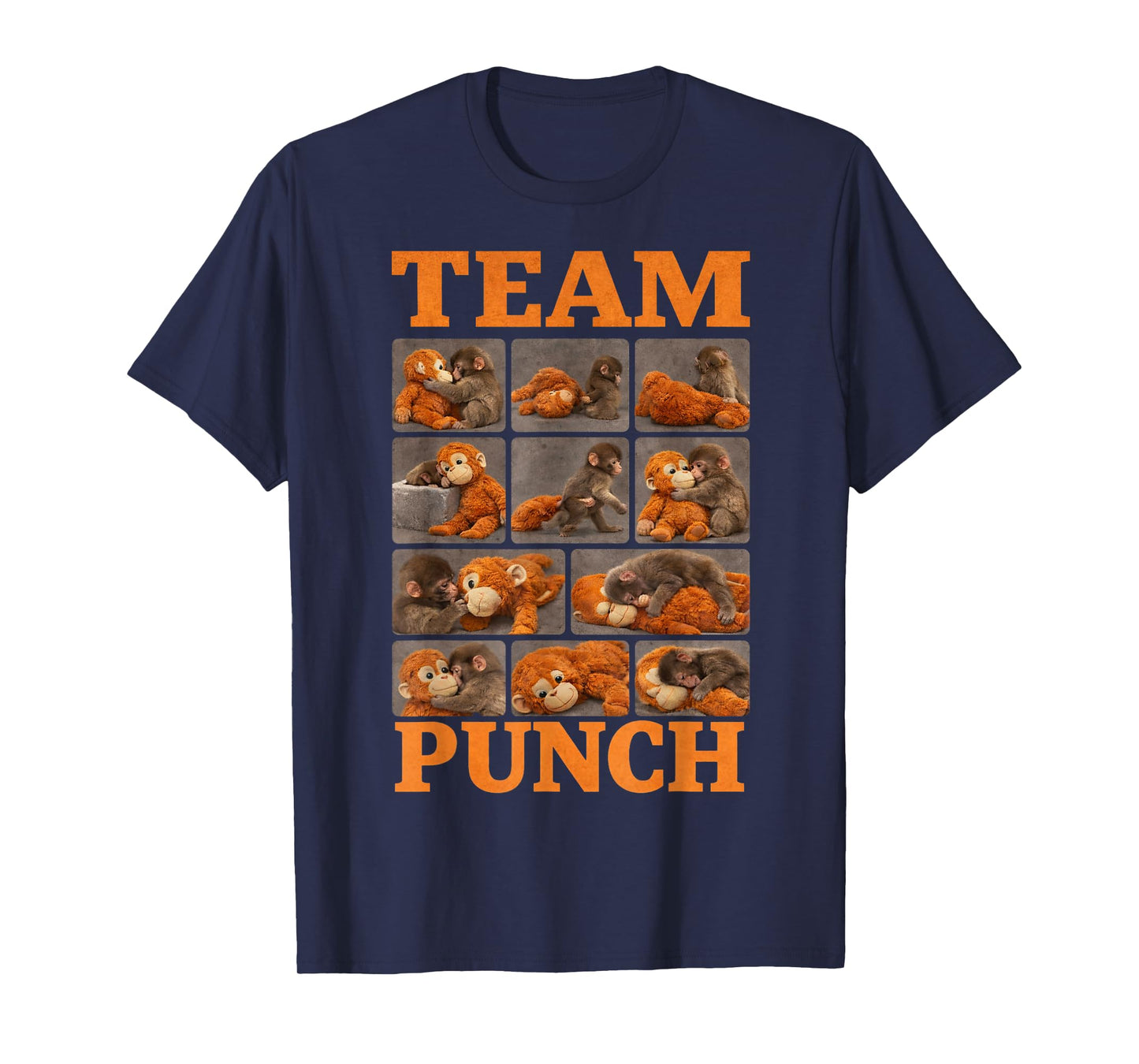 Cute Monkey Punch Panchi Kun Japan Baby Monkey Team Punch T-Shirt