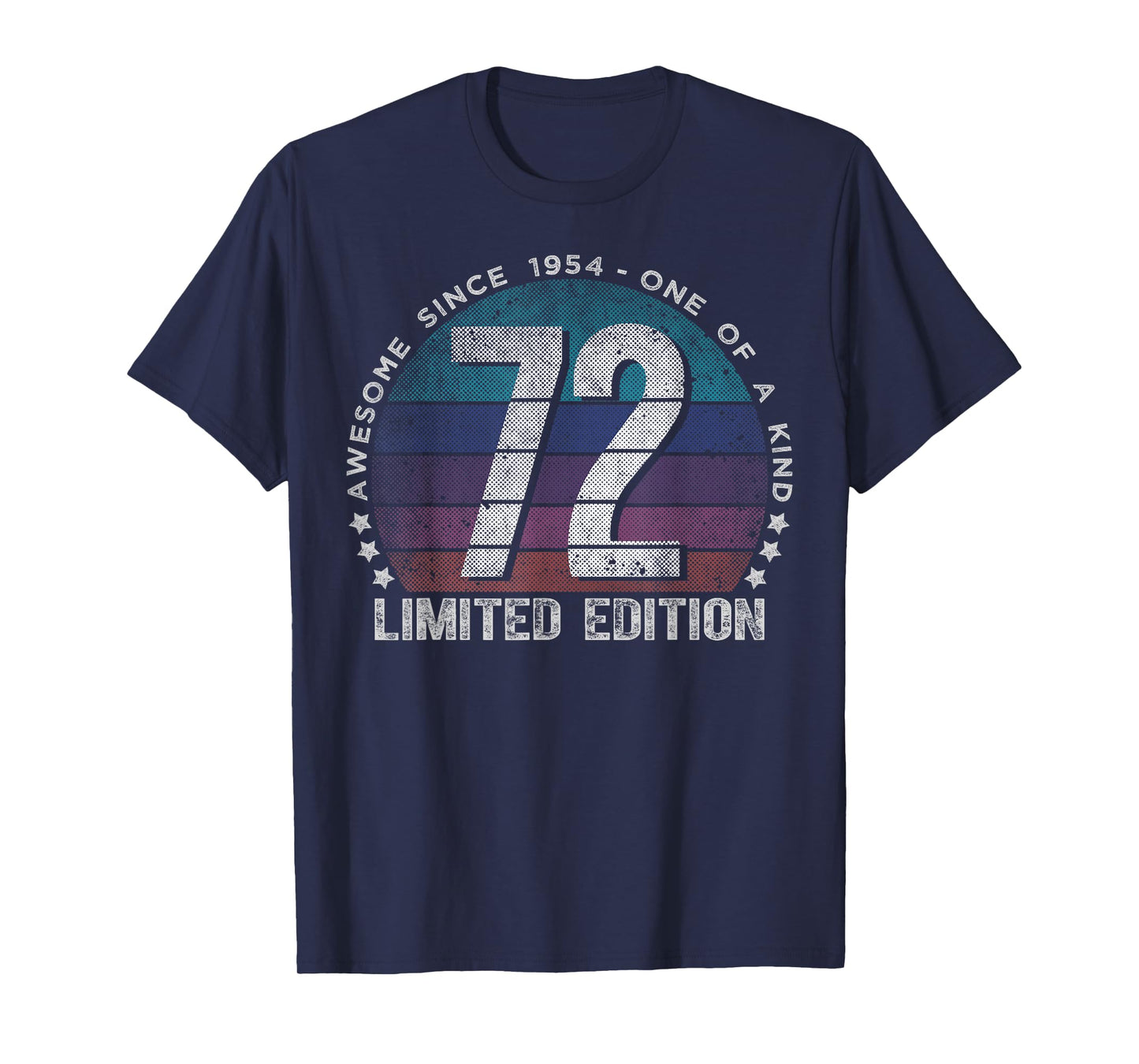 72 Year Old Gifts Vintage 1954 Limited Edition 72nd Birthday T-Shirt