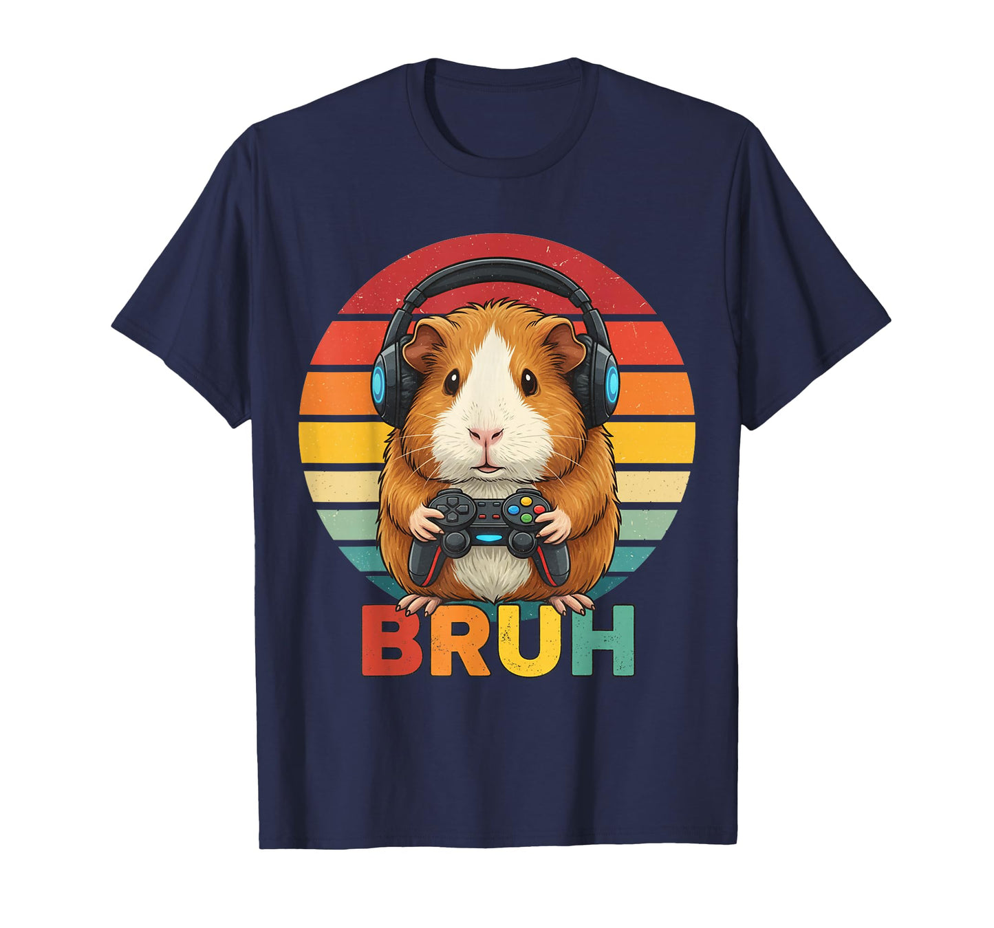 Guinea Pig Video Games Guinea Pig Bruh Retro Guinea Pig Boys T-Shirt