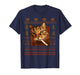 Funny Smoking Cat Meme Christmas Ugly for Men Women T-Shirt