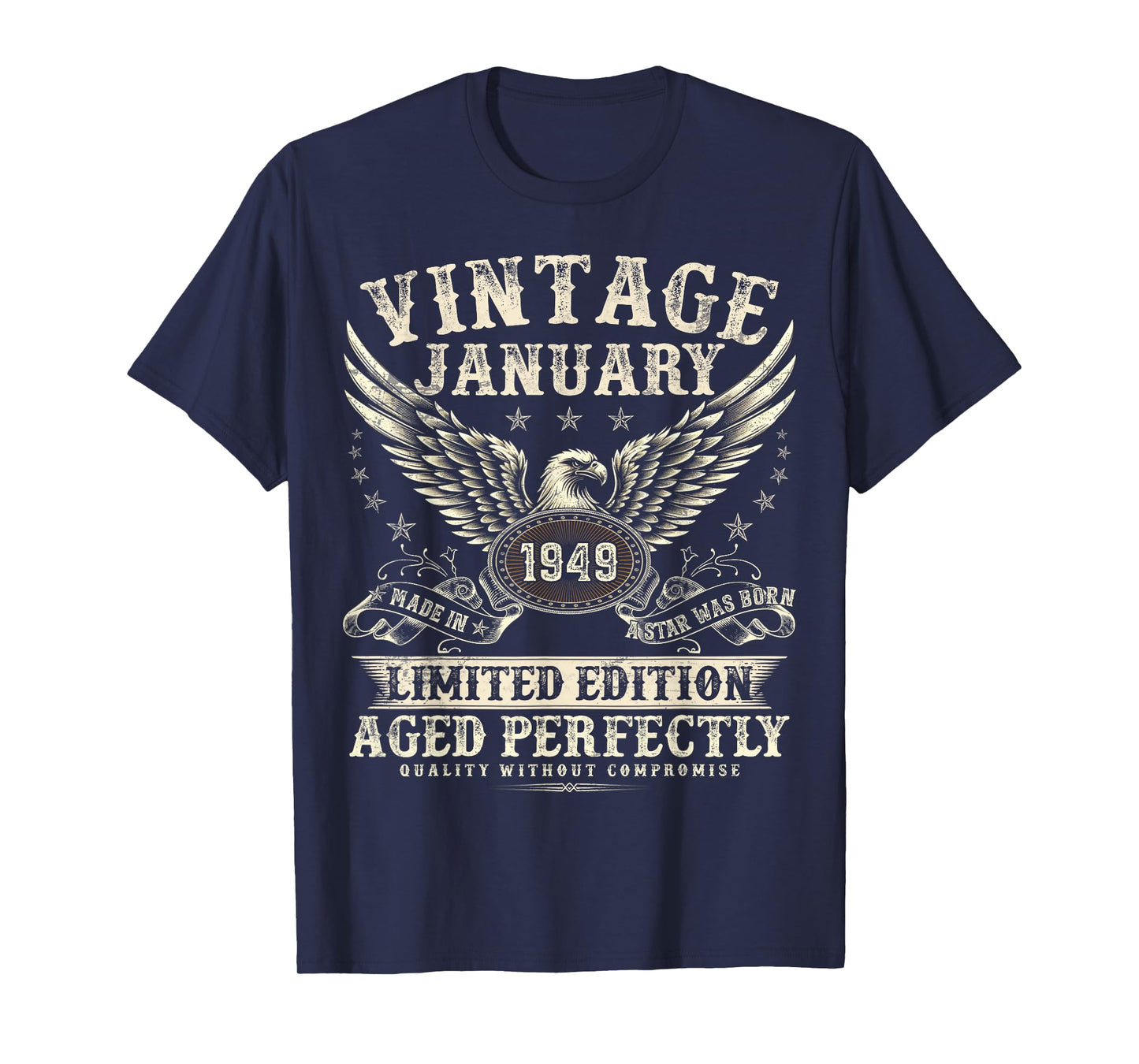 77 Year Old Legend were Born in January 1949 Birthday T-Shirt