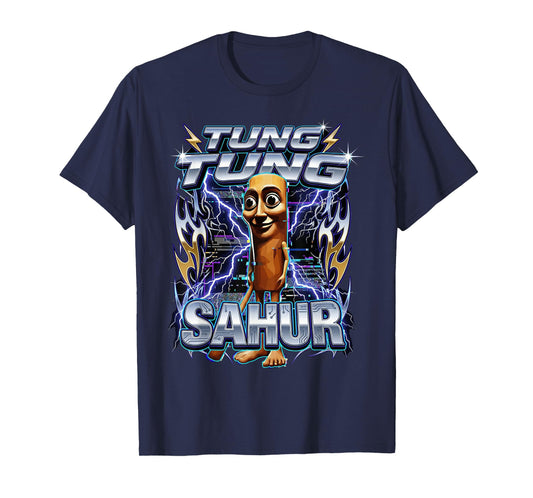 Funny Italian Brainrot Tung Tung Tung Sahur T-Shirt