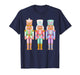 Coquette Pink Nutcrackers Christmas Vibes Xmas Girly Kid T-Shirt