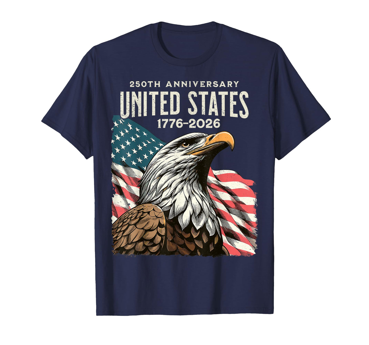 250 Anniversary USA 250th US Flag Patriotic 4th of July T-Shirt