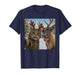 Funny Cat Selfie with Reindeer Christmas Holiday Meme T-Shirt