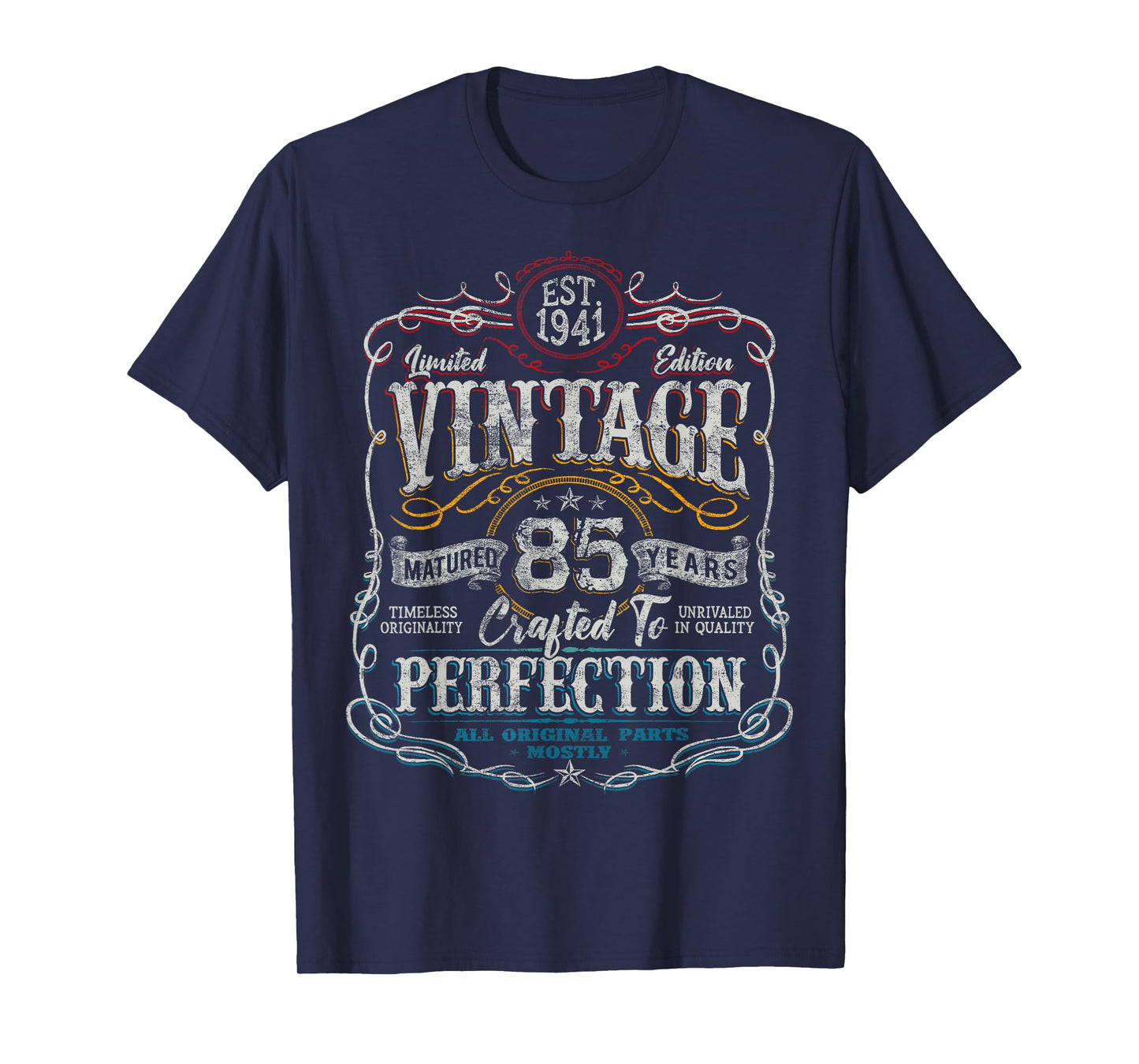 Vintage 1941 Limited Edition Shirt 85 Year Old 85th Birthday T-Shirt