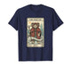Retro Vintage The Yule Cat Tarot Card Christmas Holiday Xmas T-Shirt