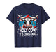 Holy Cow It’s Christmas Funny Farm Holiday Design T-Shirt