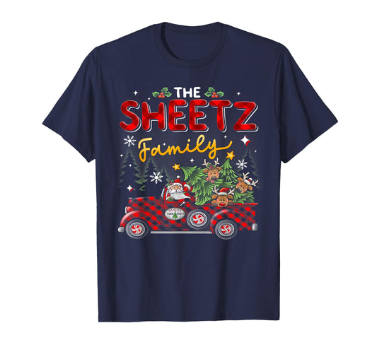 The Sheetz Family Christmas Matching Pajamas Group Gift T-Shirt