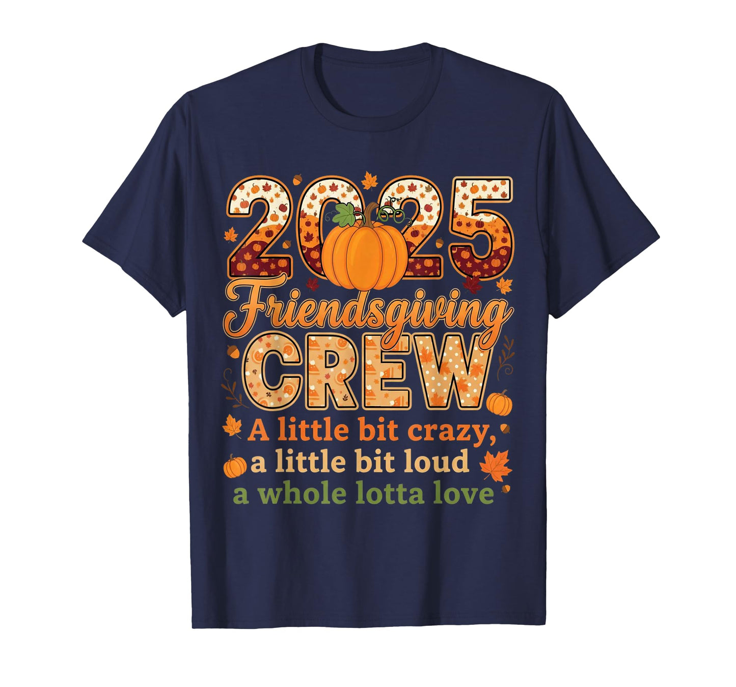Squad Turkey Friends Thanksgiving 2025 Friendsgiving Crew T-Shirt