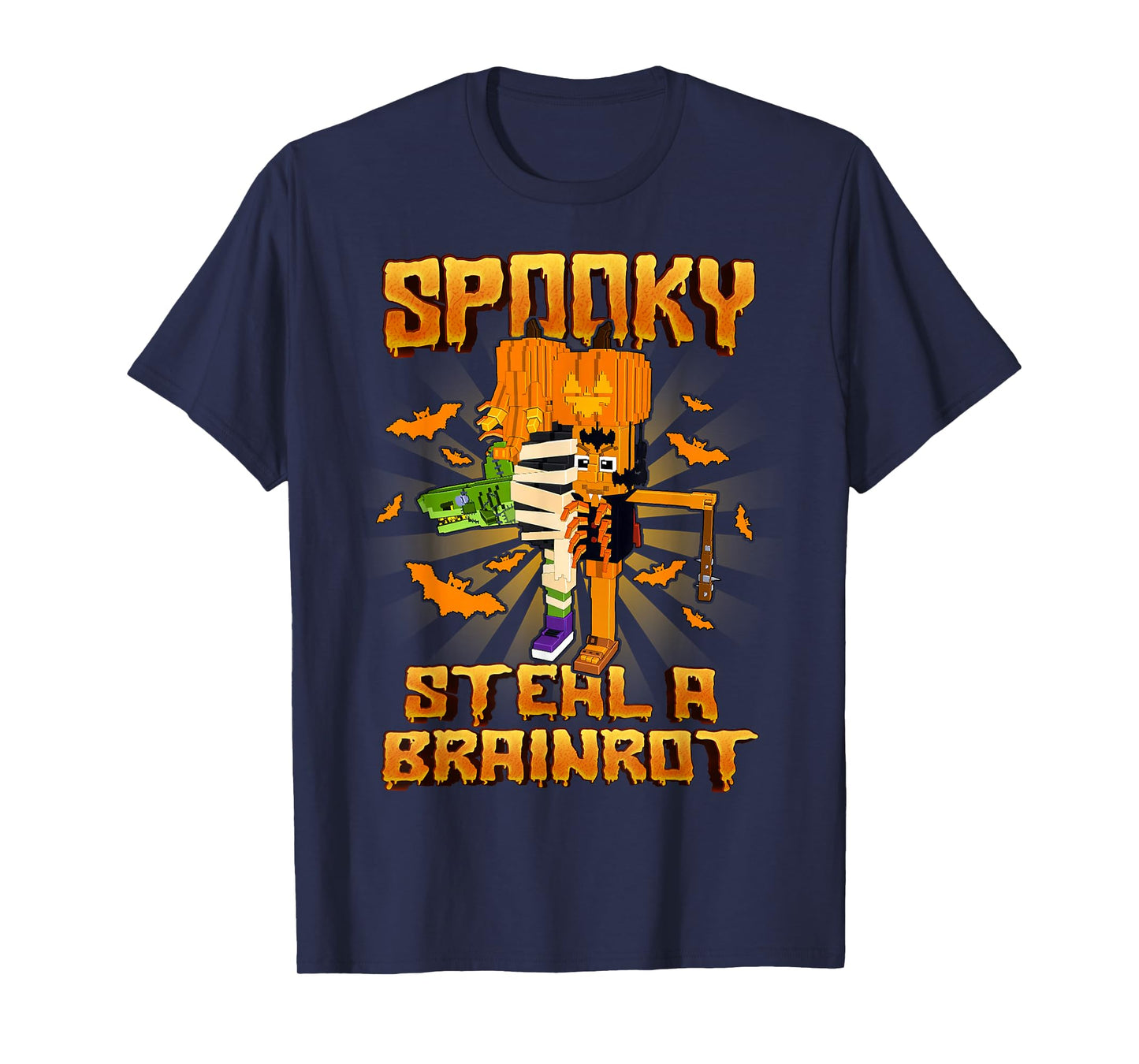 Funny Spooky Combinasion Halloween Brainrot for Boys Kids T-Shirt