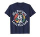 My Patience Lasts This Long Vibrant Retro Zebra Animal Lover T-Shirt