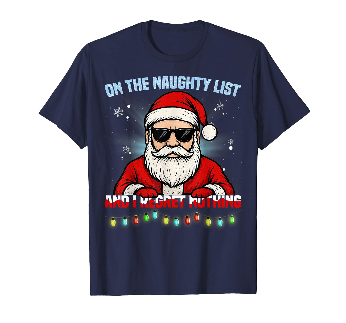 Funny Santa Claus Christmas Xmas Gifts for Men Women Boy Kid T-Shirt