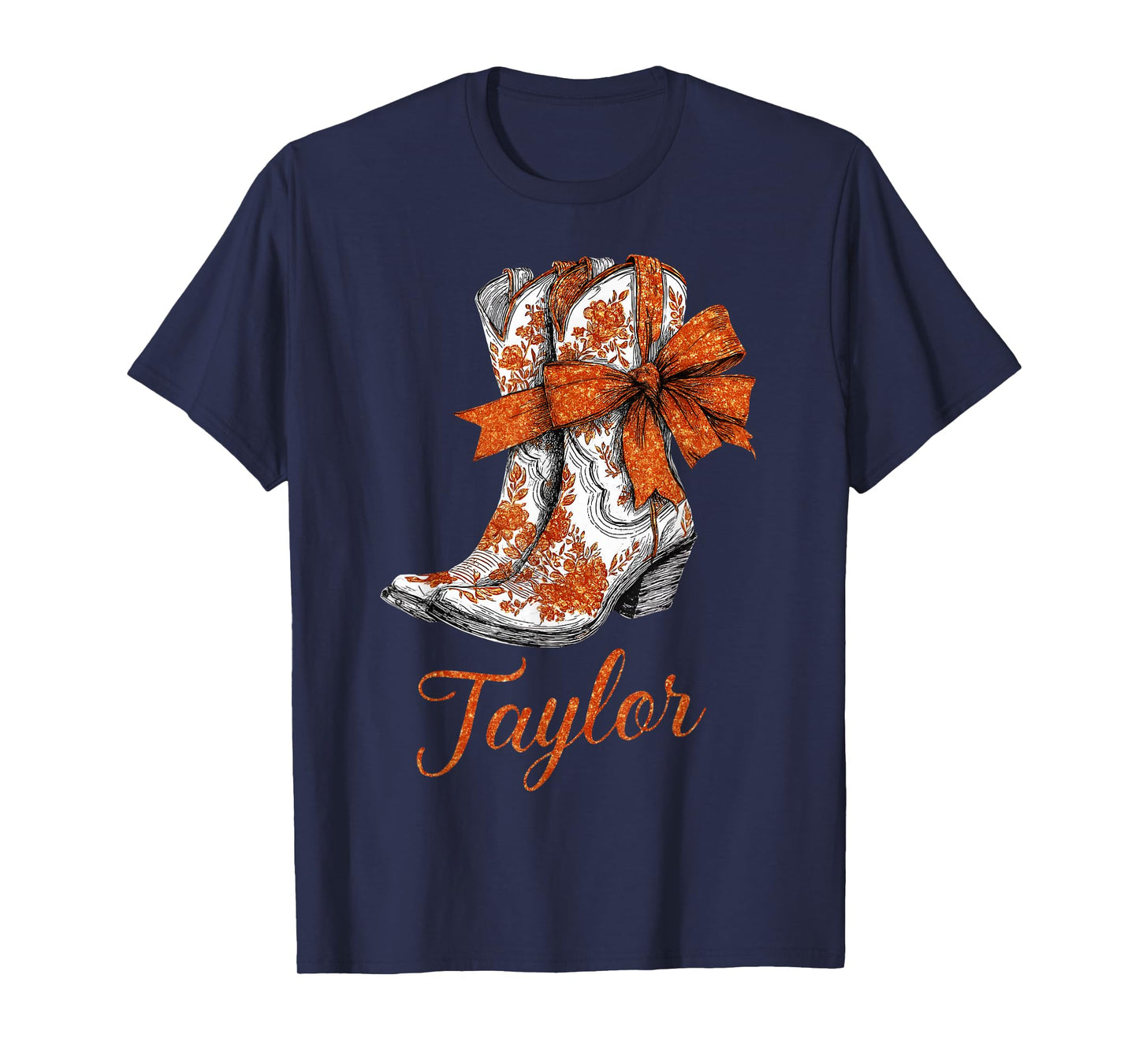 Girl Retro Taylor First Name Personalized Groovy 80's T-Shirt