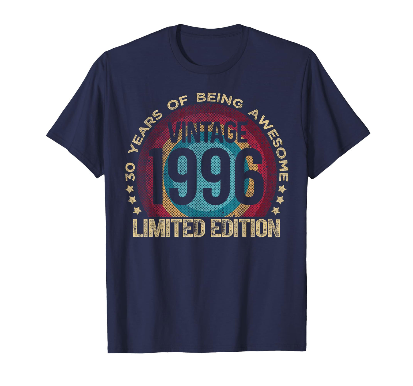 30 Year Old Gifts Vintage 1996 Limited Edition 30th Birthday T-Shirt