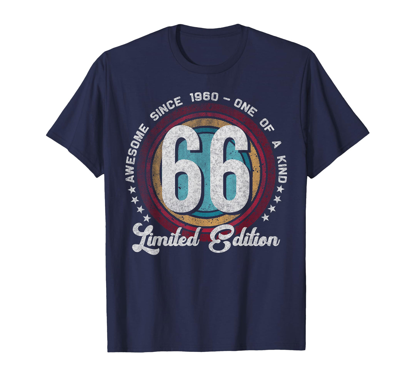66 Year Old Gifts Vintage 1960 Limited Edition 66th Birthday T-Shirt