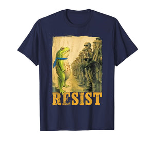 Portland Frog Resist Funny Protest No Kings Abolish Ice T-Shirt