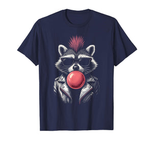 Raccoon Rock Music Men Women Kids Funny Raccoon T-Shirt