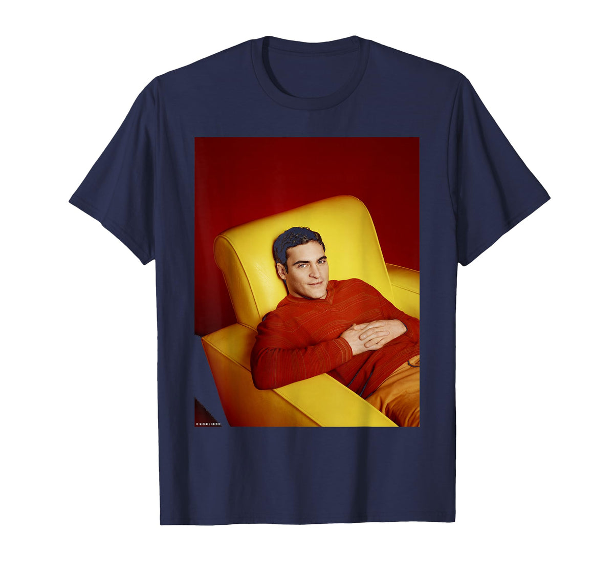 Her Actor Joaquin Phoenix Joker Gladiator by Michael Grecco T-Shirt