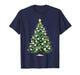 Christmas Baseball Tree Lights Funny Xmas Family Holiday T-Shirt