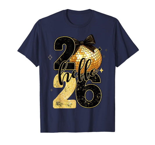 2026 New Years Eve for Womens Men Mom Kids Happy New Year T-Shirt