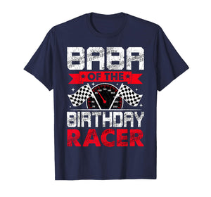 Baba of The Birthday Racer Bday Racing Car Family T-Shirt