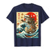 Catzilla Cat Japanese Art Funny Xmas Gifts for Men Women Kid T-Shirt