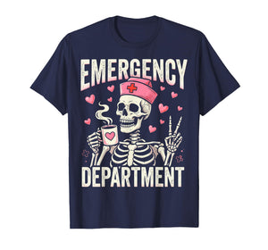 Cute Emergency Department Valentine ER Valentines Nurse T-Shirt