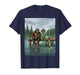Funny Bigfoot Fishing Mens Alien Sasquatch Fishing Boys T-Shirt