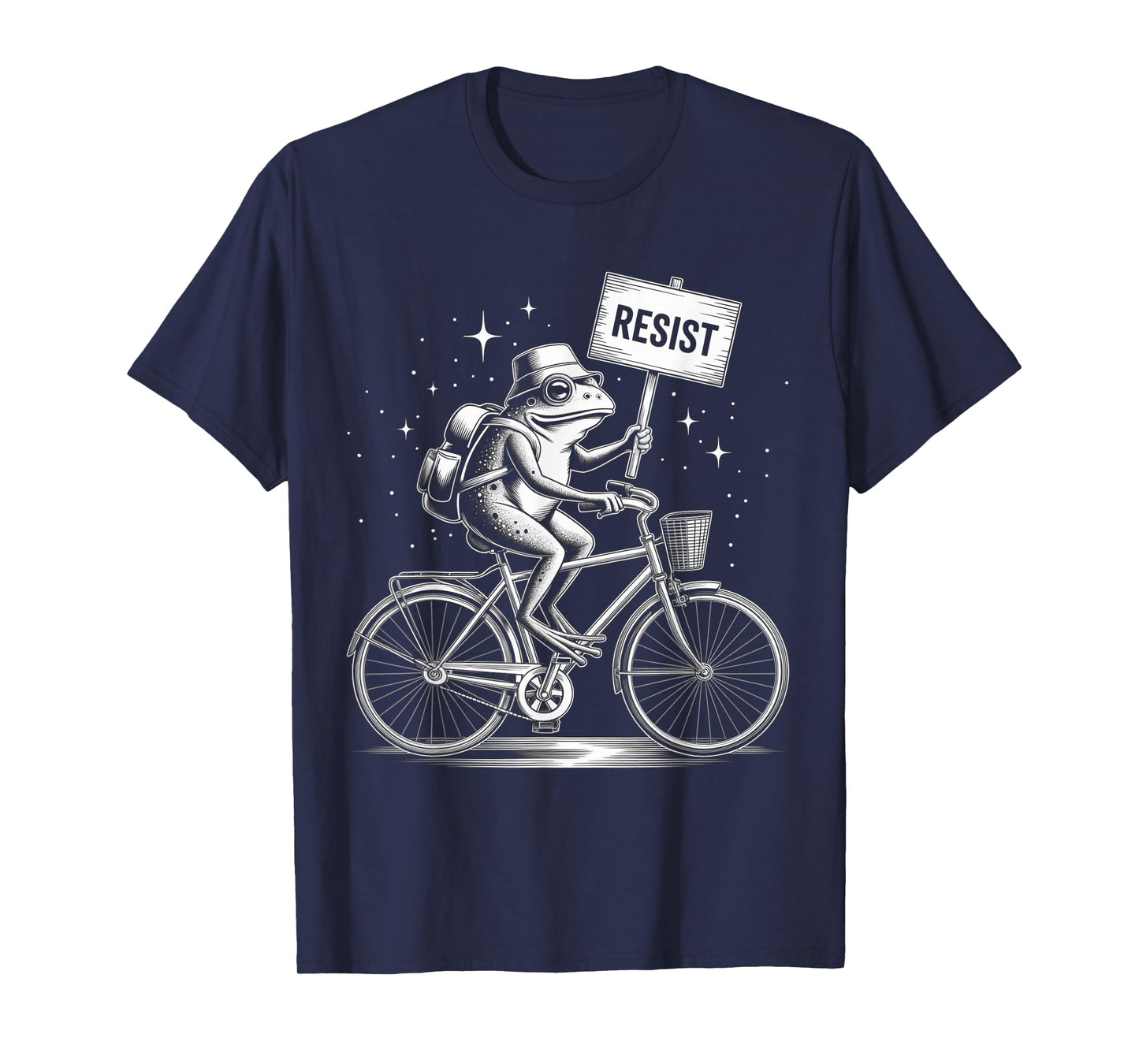 Resist Portland Frog I Stand with Frog Funny Activist Wear T-Shirt