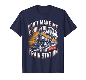 Train Station Yellowstone Take Them Train Conductor Costume T-Shirt