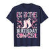 Big Brother of The Birthday Cowgirl Pink Disco Rodeo Brother T-Shirt