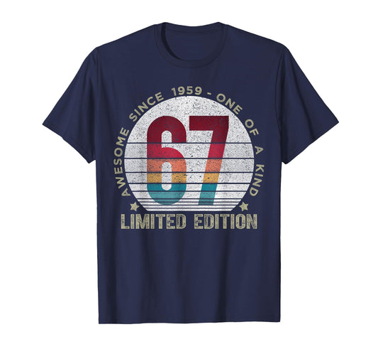 67 Year Old Gifts Vintage 1959 Limited Edition 67th Birthday T-Shirt