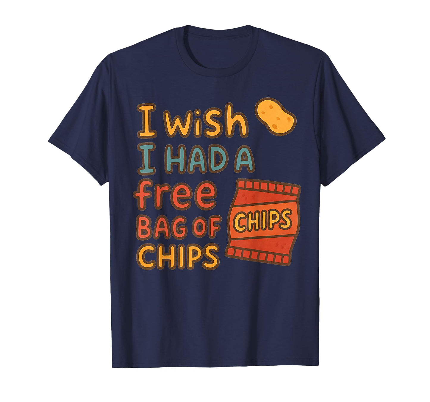 Funny Bag of Chips Meme Design - Cool Snack Craver T-Shirt