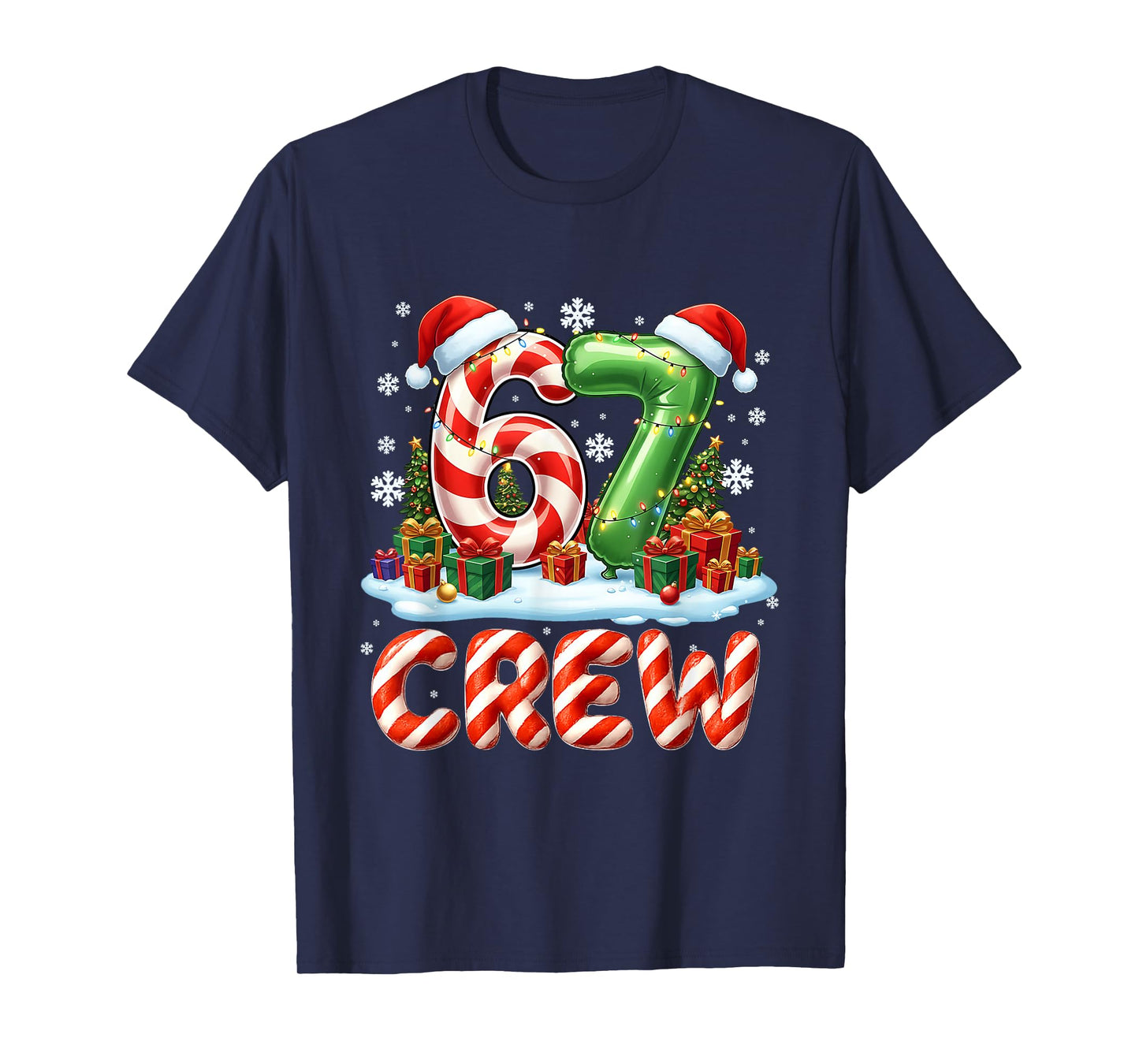 67 Meme Six Seven Funny Christmas Women Men Boys Girls Kids T-Shirt