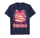 All Booked for Valentine Cute Pink Book Lover Aesthetic T-Shirt