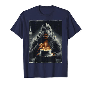 Japanese Monster Birthday Cake Funny Party Women Men Kids T-Shirt