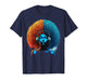 Retro 80s Funk Afro Girl Disco Soul African American Vinyl T-Shirt