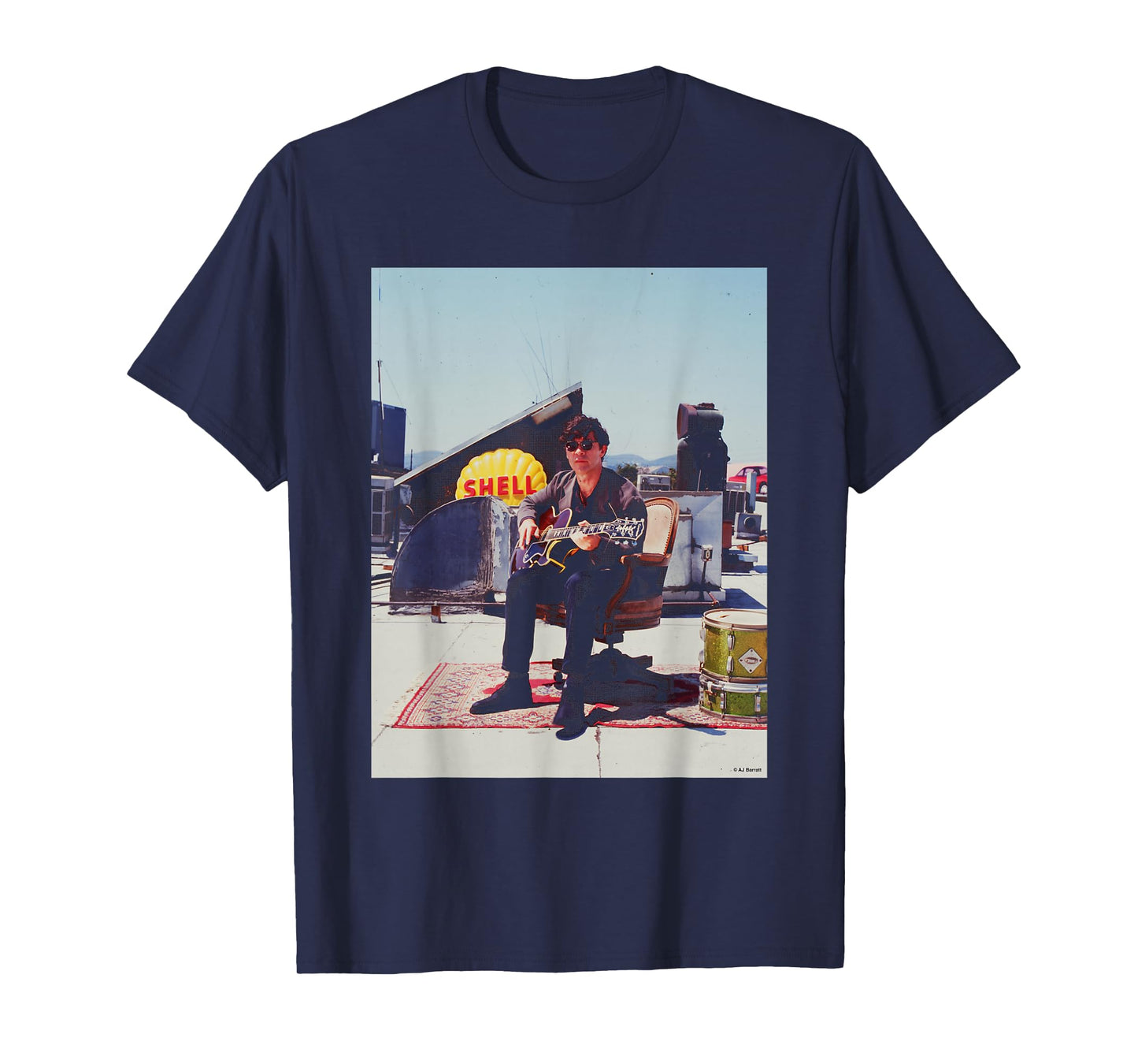 Guitarist Robbie Robertson of The Band Photo By AJ Barratt T-Shirt