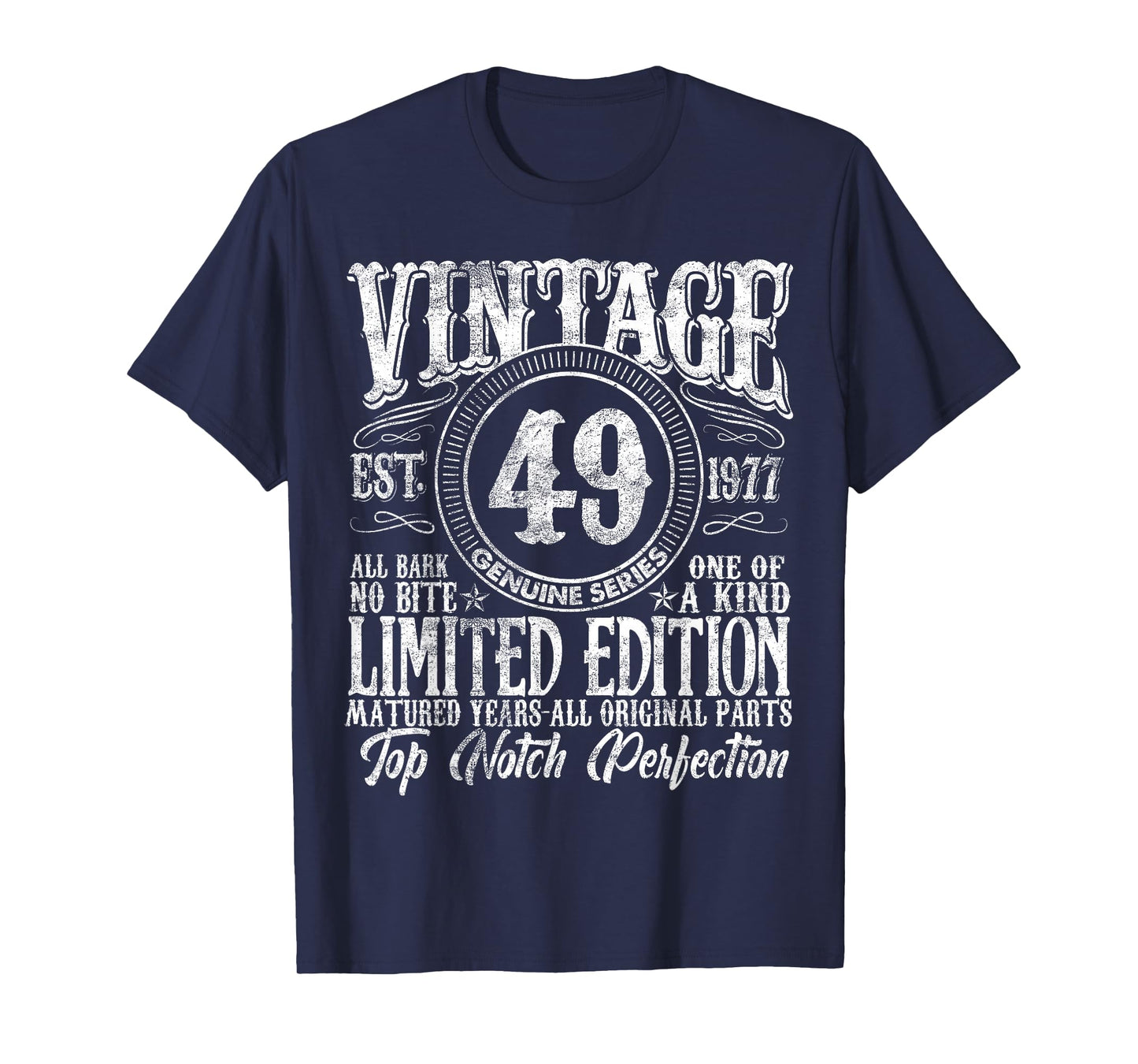49 Year Old Gifts Vintage 1977 Limited Edition 49th Birthday T-Shirt
