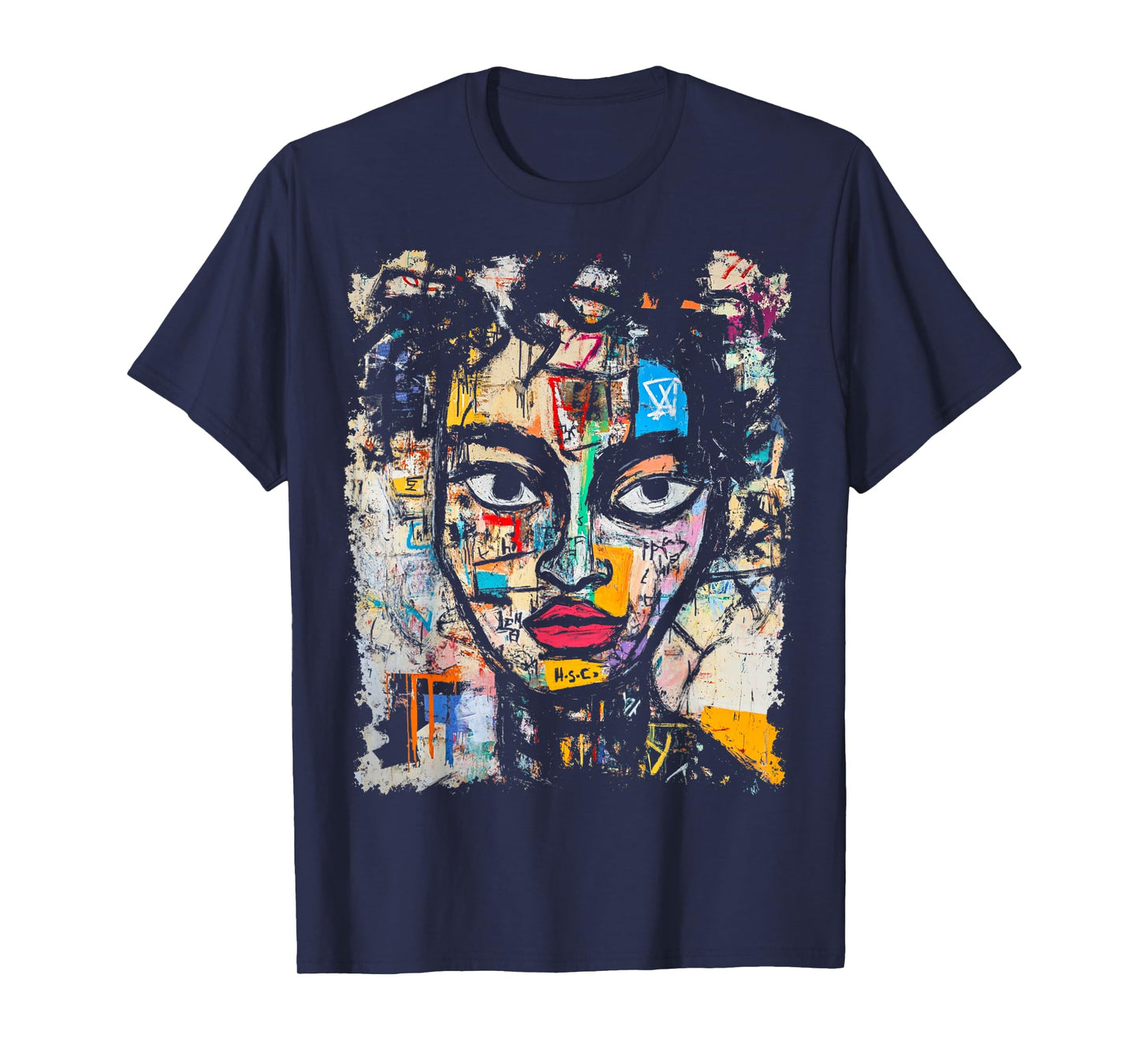 Pop Art Style Men's Women's 90s Abstract Graffiti T-Shirt