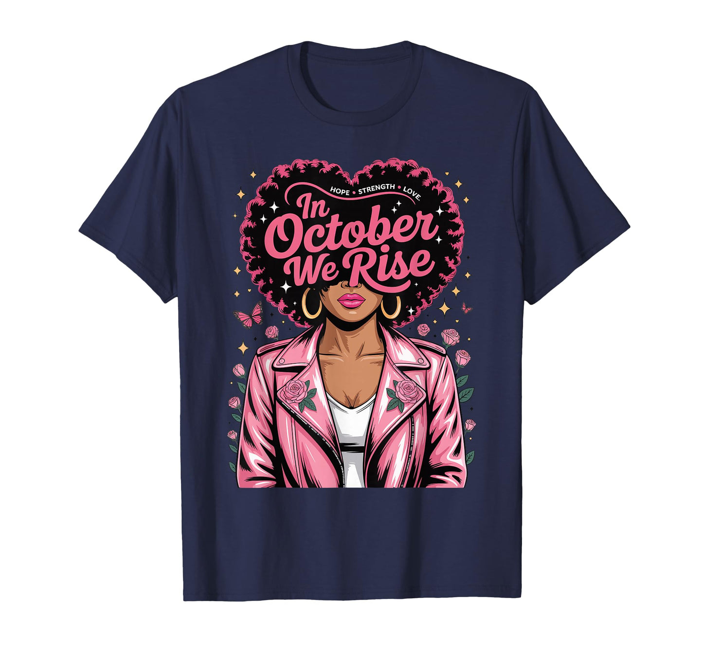 Breast Cancer Awareness Support – in October We Wear Pink T-Shirt