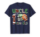 Uncle of The 1 Year Old Football Lover 1st Birthday Boy T-Shirt