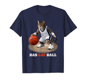 Cats Funny cat Kitten Playing Basketball Sports Hilarious T-Shirt